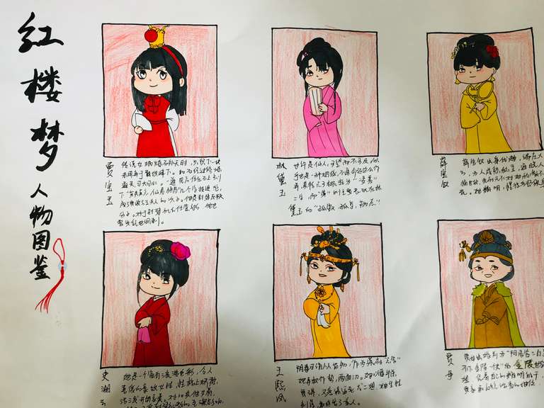 9106作者:吴朝霞,介绍:《红楼梦》乃一部著作,取书中六位主要人物——贾宝玉、林黛玉、薛宝钗、史湘云、王熙凤、贾母为例,以威武性格介绍组成红楼人物图鉴。中典型人物的画像和介绍。