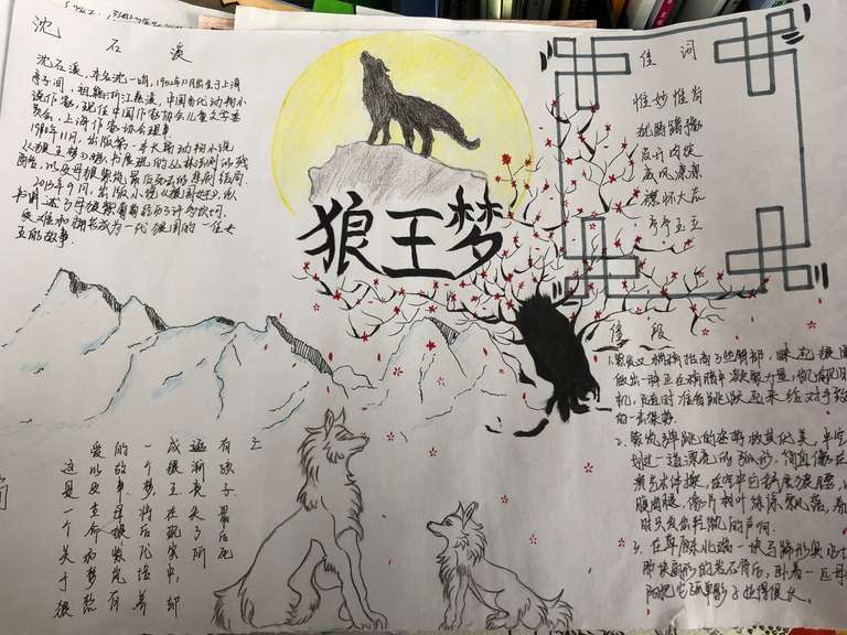 9212作者:谢巧慧,介绍:”野心勃勃才是狼的本色,只有狗才逆来顺受,才安于现状。“只愿我们都如狼一般,可以在人生道路上勇于突破。《狼王梦》介绍了紫岚想要培养四个狼崽成为一代威风凛凛的狼王时所遇到的挫折与狼群的习性等等。